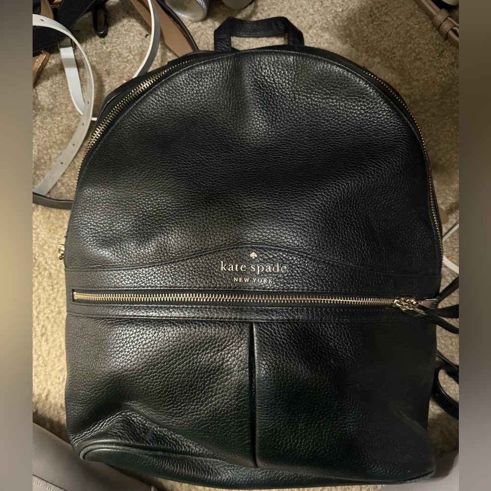 Kate Spade Backpack - Black Leather